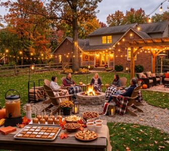 fall backyard entertaining ideas