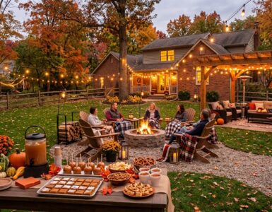 fall backyard entertaining ideas